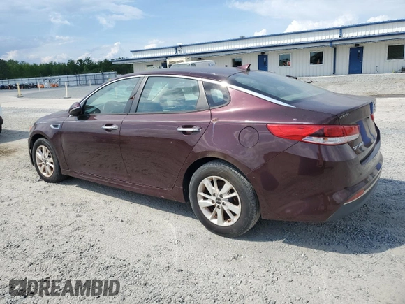 2018 Kia Optima LX with VIN 5XXGT4L3XJG182955, listed as a Copart auction lot 55645555 with 106,210 mi miles and Clean Title. Bid and sale history available at carsss.com. Image 2.