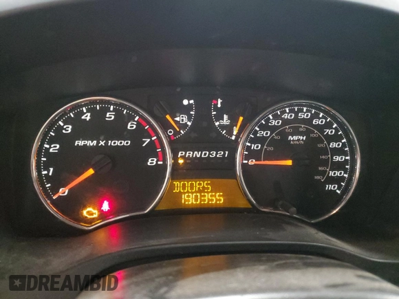 2009 GMC Canyon SLE1 with VIN 1GTDT13E298161048, listed as a Copart auction lot 47783225 with 190,355 mi miles and Clean Title. Bid and sale history available at carsss.com. Image 9.