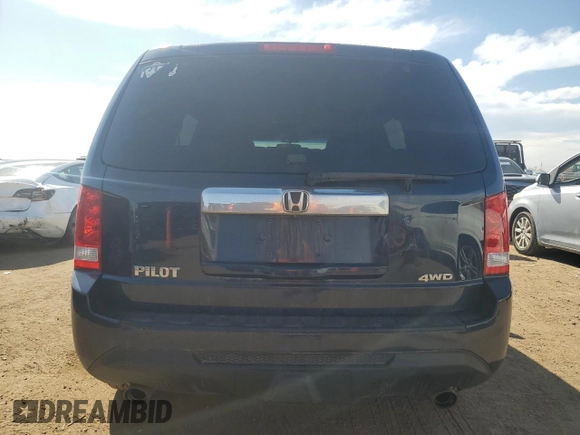 2012 Honda Pilot EX-L with VIN 5FNYF4H67CB018499, listed as a Copart auction lot 53395515 with 219,816 mi miles and Salvage Title. Bid and sale history available at carsss.com. Image 6.