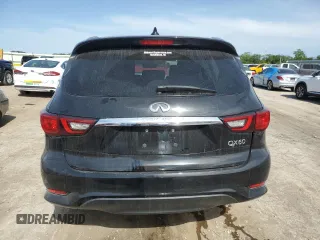2019 Infiniti QX60 Pure with VIN 5N1DL0MN4KC570093, listed as a Copart auction lot 55215625 with 103,646 mi miles and Salvage title. Bid and sale history available at DreamBid. Image 6.