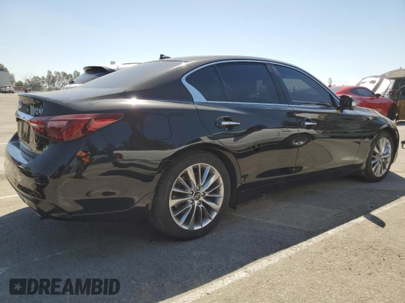 2019 Infiniti Q50 Luxe с VIN JN1EV7AP9KM541235, выставлен на аукционе Copart как лот 52460525 с пробегом 48 183 миль миль и Списание • Salvage title. История ставок и продаж доступна на DreamBid. Изображение 3.