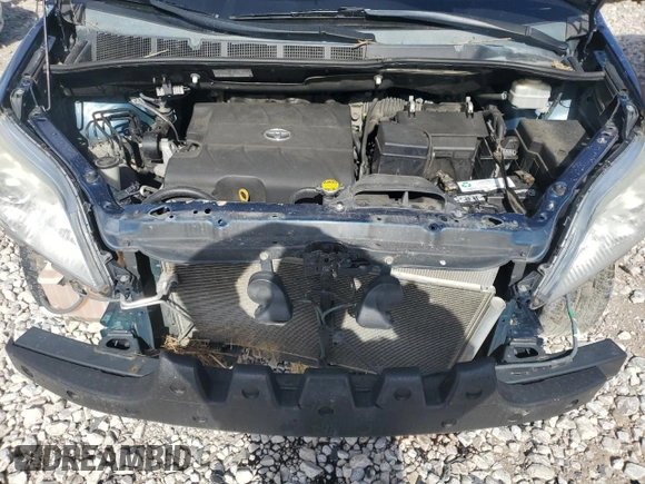 2012 Toyota Sienna LE AAS with VIN 5TDKK3DC1CS222623, listed as a Copart auction lot 44510455 with 164,491 mi miles and Salvage Title. Bid and sale history available at carsss.com. Image 14.