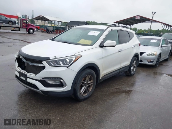 2017 Hyundai Santa Fe 2.4L with VIN 5XYZUDLB0HG397831, listed as a IAAI auction lot 42496341 with 96,333 mi miles and . Bid and sale history available at DreamBid. Image 17.