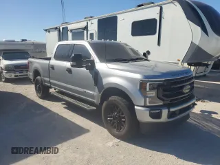 2022 Ford F-350 XL with VIN 1FT8W3BT4NED29708, listed as a Copart auction lot 80881724 with Not provided miles and Non repairable. Bid and sale history available at DreamBid. Image 4.