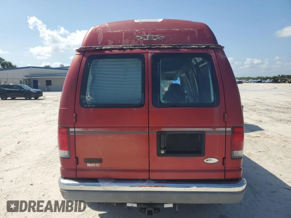 2000 Ford Econoline Cargo Recreational with VIN 1FDRE14W3YHC01283, listed as a Copart auction lot 52724845 with 118,826 mi miles and Clean Title. Bid and sale history available at DreamBid. Image 6.