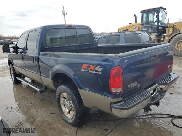 2004 Ford Super Duty F-250 XL with VIN 1FTNW21P64EC88711, listed as a Copart auction lot 43578705 with 258,799 mi miles and Salvage Title. Bid and sale history available at carsss.com. Image 2.