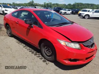 2013 Honda Civic Cpe LX with VIN 2HGFG3B56DH531996, listed as a Copart auction lot 62482524 with 98,955 mi miles and Salvage Title. Bid and sale history available at carsss.com. Image 4.