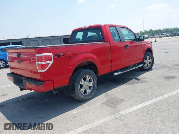 2009 Ford F-150 STX with VIN 1FTRX14839KC89773, listed as a IAAI auction lot 42717125 with 121,624 mi miles and . Bid and sale history available at DreamBid. Image 4.