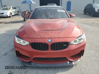 2016 BMW M3 with VIN WBS8M9C52GP967030, listed as a Copart auction lot 57950385 with 77,885 mi miles and Salvage title. Bid and sale history available at DreamBid. Image 5.