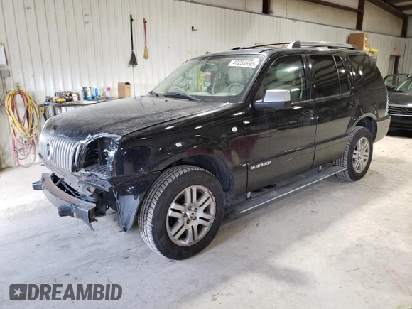 2007 Mercury Mountaineer Premier with VIN 4M2EU48817UJ01332, listed as a Copart auction lot 47256995 with 159,102 mi miles and Salvage Title. Bid and sale history available at carsss.com. Image 1.