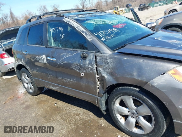 2007 Acura RDX Tech Pkg with VIN 5J8TB18577A022306, listed as a IAAI auction lot 41757944 with 257,203 mi miles. Bid and sale history available at carsss.com. Image 12.