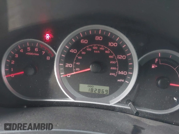 2008 Subaru Impreza i с VIN JF1GH61678H801363, выставлен на аукционе IAAI как лот 41186658 с пробегом 182 869 миль миль и . История ставок и продаж доступна на DreamBid. Изображение 7.