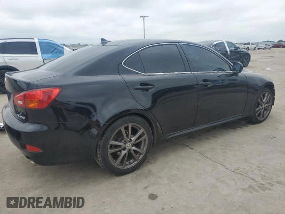 2008 Lexus IS 250 with VIN JTHBK262882074353, listed as a Copart auction lot 54529495 with 237,041 mi miles and Salvage Title. Bid and sale history available at DreamBid. Image 3.