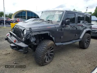 2018 Jeep Wrangler Unlimited Sahara with VIN 1C4BJWEG4JL822007, listed as a Copart auction lot 61450915 with 91,148 mi miles and Salvage title. Bid and sale history available at DreamBid. Image 1.
