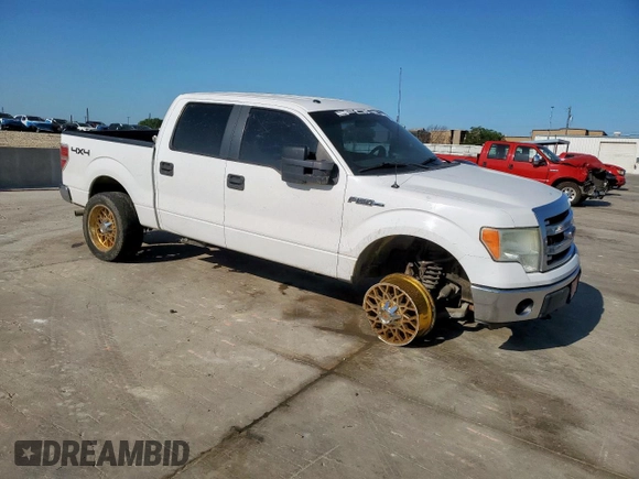 2013 Ford F-150 XL with VIN 1FTFW1EF8DFC27046, listed as a Copart auction lot 52782415 with 189,079 mi miles and Salvage Title. Bid and sale history available at DreamBid. Image 4.