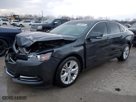 2015 Chevrolet Impala LT with VIN 1G1125S36FU119670, listed as a Copart auction lot 41968235 with 122,995 mi miles and Non Repairable. Bid and sale history available at carsss.com. Image 1.