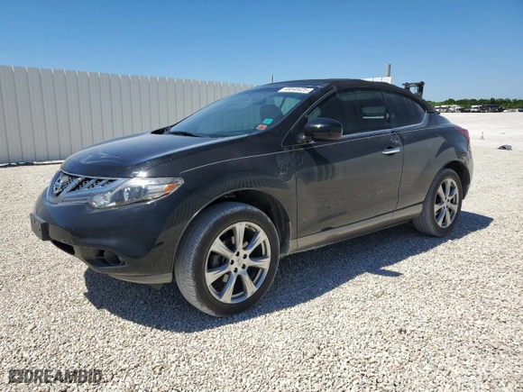 2014 Nissan Murano CrossCabriolet with VIN JN8AZ1FY7EW302116, listed as a Copart auction lot 48848425 with 62,764 mi miles and Salvage Title. Bid and sale history available at carsss.com. Image 1.