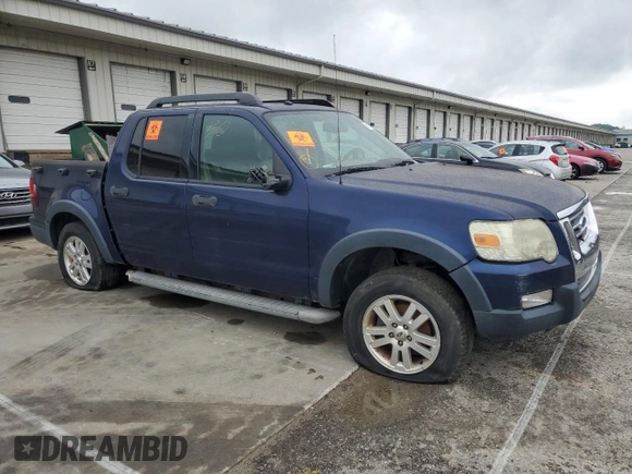 2007 Ford Explorer Sport Trac XLT with VIN 1FMEU51K27UA64546, listed as a Copart auction lot 59719865 with 183,192 mi miles and Salvage title. Bid and sale history available at DreamBid. Image 4.