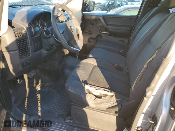 2010 Nissan Titan SE with VIN 1N6BA0CH6AN313367, listed as a Copart auction lot 83491054 with 161,918 mi miles and Salvage Title. Bid and sale history available at carsss.com. Image 7.