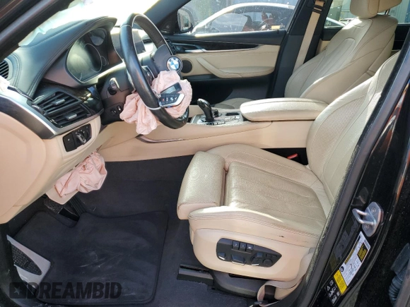 2017 BMW X6 z VIN 5UXKU6C30H0W38720, wystawiony jako Copart lot #66009714 z przebiegiem 88 778 mil mil oraz Szkoda całkowita • Salvage title. Historia ofert i sprzedaży dostępna na DreamBid. Obrazek 7.