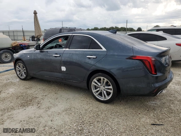 2021 Cadillac CT4 Luxury with VIN 1G6DK5RK5M0135450, listed as a Copart auction lot 73943864 with 8,495 mi miles and Non Repairable. Bid and sale history available at carsss.com. Image 2.