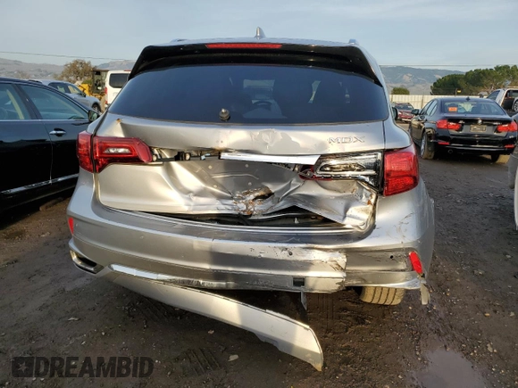 2019 Acura MDX Advance with VIN 5J8YD3H84KL001402, listed as a Copart auction lot 85201244 with 38,007 mi miles and Salvage title. Bid and sale history available at DreamBid. Image 6.