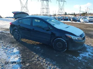 2017 Kia Forte LX with VIN 3KPFK4A72HE029171, listed as a IAAI auction lot 41252277 with 141,392 mi miles. Bid and sale history available at carsss.com. Image 1.