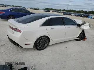 2013 Lincoln MKZ with VIN 3LN6L2G91DR813513, listed as a Copart auction lot 81330064 with Not Provided miles and Salvage Title. Bid and sale history available at DreamBid. Image 3.