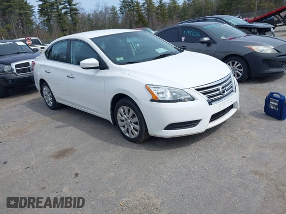 2015 Nissan Sentra SR with VIN 3N1AB7AP1FY263134, listed as a IAAI auction lot 41933142 with 160,232 mi miles and . Bid and sale history available at DreamBid. Image 1.