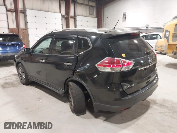 2016 Nissan Rogue SL with VIN 5N1AT2MV9GC755584, listed as a IAAI auction lot 42106132 with 83,514 mi miles and . Bid and sale history available at DreamBid. Image 3.