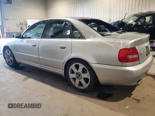 2001 Audi S4 with VIN WAURD68D91A134956, listed as a Copart auction lot 71486204 with 238,548 mi miles and Clean Title. Bid and sale history available at carsss.com. Image 2.