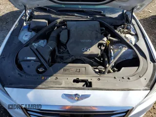2015 Hyundai Genesis 3.8L with VIN KMHGN4JE2FU100373, listed as a Copart auction lot 50144325 with 89,547 mi miles and Salvage Title. Bid and sale history available at carsss.com. Image 11.