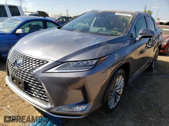 2020 Lexus RX with VIN 2T2JGMDA5LC049176, listed as a Copart auction lot 60800302 with 2,997 mi miles. Bid and sale history available at carsss.com. Image 2.