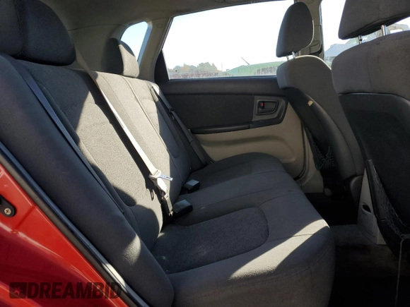 2005 Kia Spectra with VIN KNAFE161455146328, listed as a Copart auction lot 77605534 with 110,605 mi miles and Salvage Title. Bid and sale history available at DreamBid. Image 10.