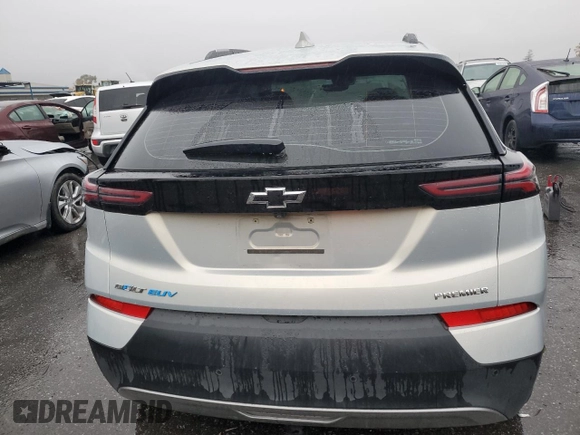 2022 Chevrolet Bolt EUV Premier with VIN 1G1FZ6S09N4126320, listed as a Copart auction lot 85140044 with 44,149 mi miles and Salvage Title. Bid and sale history available at carsss.com. Image 6.