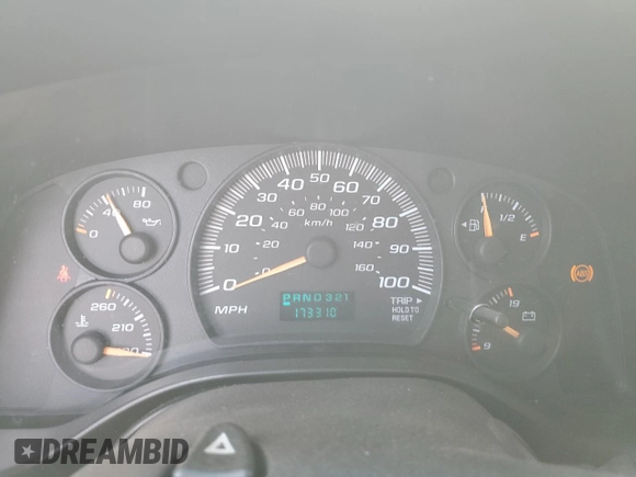 2003 GMC Savana Commercial C6Y with VIN 1GDFG15T931229043, listed as a Copart auction lot 44422145 with 173,310 mi miles and Salvage Title. Bid and sale history available at carsss.com. Image 9.