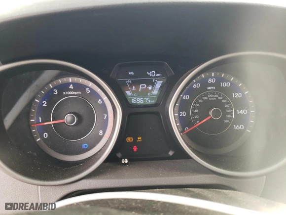 2014 Hyundai Elantra SE with VIN KMHDH4AE0EU092802, listed as a Copart auction lot 48503575 with 169,675 mi miles and Salvage Title. Bid and sale history available at carsss.com. Image 9.