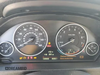 2015 BMW 3 Series 320i with VIN WBA3B1C54FK141216, listed as a Copart auction lot 43298484 with 130,646 mi miles and Salvage Title. Bid and sale history available at carsss.com. Image 9.
