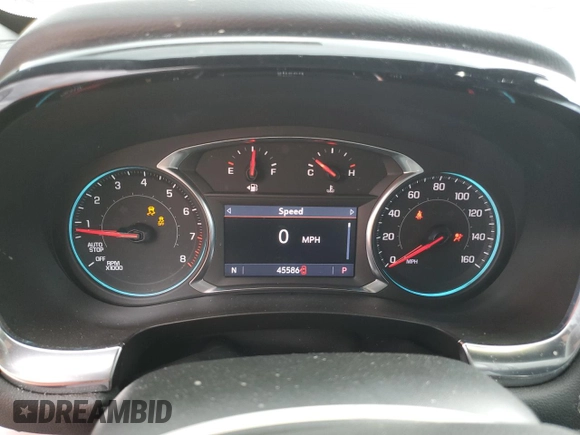 2022 Chevrolet Traverse LT with VIN 1GNERHKW6NJ184901, listed as a Copart auction lot 58931225 with 45,586 mi miles and Salvage title. Bid and sale history available at DreamBid. Image 9.