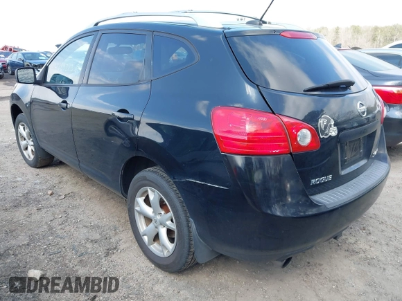 2008 Nissan Rogue SL with VIN JN8AS58V48W114611, listed as a IAAI auction lot 41789373 with 208,956 mi miles and . Bid and sale history available at DreamBid. Image 3.