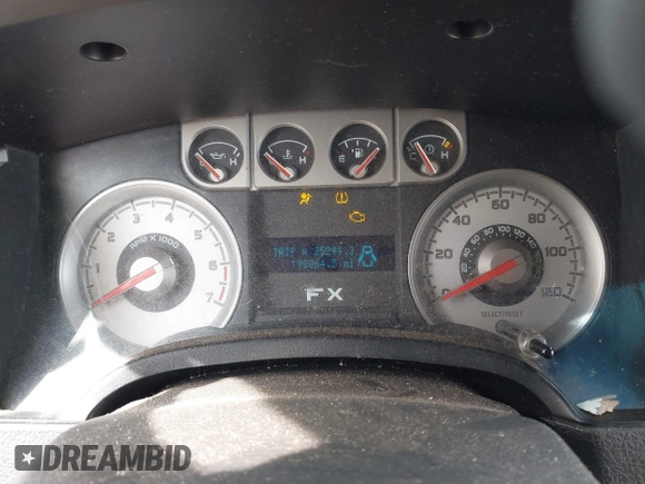2010 Ford F-150 XL with VIN 1FTFW1EV1AFB76878, listed as a IAAI auction lot 41655373 with 193,064 mi miles. Bid and sale history available at carsss.com. Image 7.