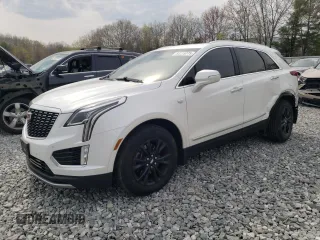 2020 Cadillac XT5 Premium Luxury AWD z VIN 1GYKNDRS8LZ112206, wystawiony jako Copart lot #54115775 z przebiegiem 43 853 mil mil oraz Szkoda całkowita • Salvage title. Historia ofert i sprzedaży dostępna na DreamBid. Obrazek 1.