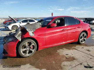 2019 Alfa Romeo Giulia with VIN ZARFANAN9K7611613, listed as a Copart auction lot 88749595 with 0 mi miles and Non Repairable. Bid and sale history available at carsss.com. Image 1.