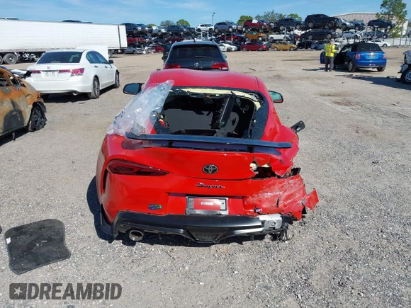 2024 Toyota Supra 3.0 with VIN WZ1DB0G07RW063657, listed as a IAAI auction lot 41428094 with 8,765 mi miles and . Bid and sale history available at DreamBid. Image 16.