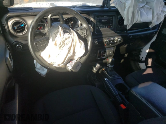 2023 Jeep Wrangler Willys with VIN 1C4HJXDG5PW543450, listed as a Copart auction lot 78455624 with 30,595 mi miles and Salvage Title. Bid and sale history available at DreamBid. Image 8.