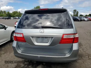 2006 Honda Odyssey EX-L z VIN 5FNRL38796B104224, wystawiony jako Copart lot #59049985 z przebiegiem 161 476 mil mil oraz Czysty tytuł • Clean title. Historia ofert i sprzedaży dostępna na DreamBid. Obrazek 6.