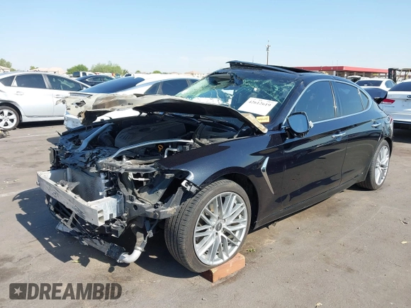 2020 Genesis G70 2.0T z VIN KMTG34LA0LU055791, wystawiony jako IAAI lot #42612619 z przebiegiem 74 582 mil mil oraz . Historia ofert i sprzedaży dostępna na DreamBid. Obrazek 17.