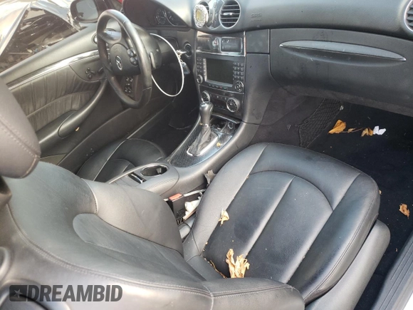 2008 Mercedes-Benz CLK-Class 5.5L with VIN WDBTJ72H58F258866, listed as a Copart auction lot 72605834 with 48,050 mi miles and Salvage Title. Bid and sale history available at carsss.com. Image 8.