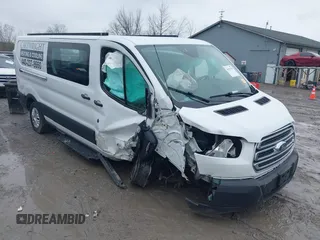 2019 Ford Transit with VIN 1FTYR2YG6KKB47274, listed as a IAAI auction lot 41967189 with 187,594 mi miles and . Bid and sale history available at DreamBid. Image 1.