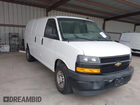 2021 Chevrolet Express Cargo with VIN 1GCWGAFP1M1234342, listed as a IAAI auction lot 42112125 with 118,410 mi miles and . Bid and sale history available at DreamBid. Image 1.
